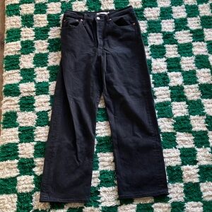 Levi’s Ribcage Classic Black Women's Jeans